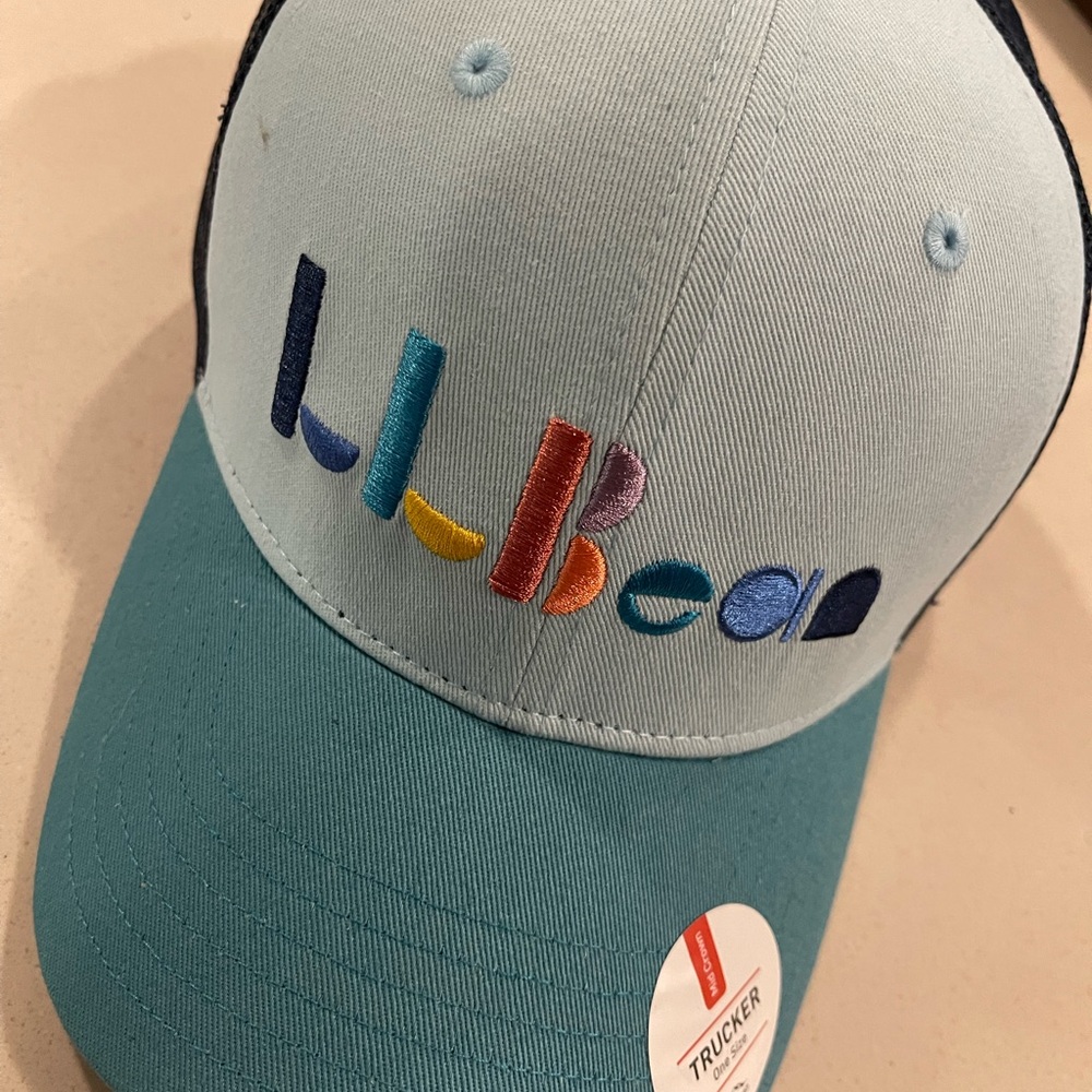 L.L. Bean Blue and Teal Trucker Hat